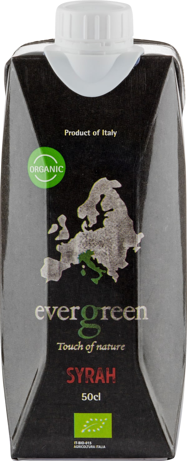 Evergreen Syrah 2022 kartonkitölkki