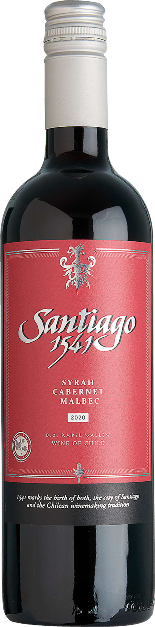 Santiago 1541 Syrah Cabernet Malbec 2021