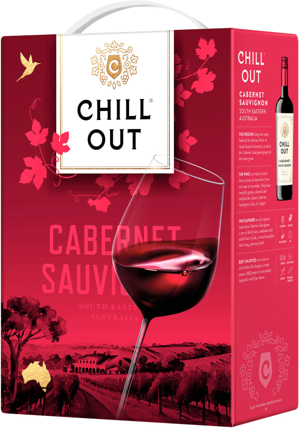 Chill Out Smooth & Soft Sauvignon 2017 baginbox Red wine