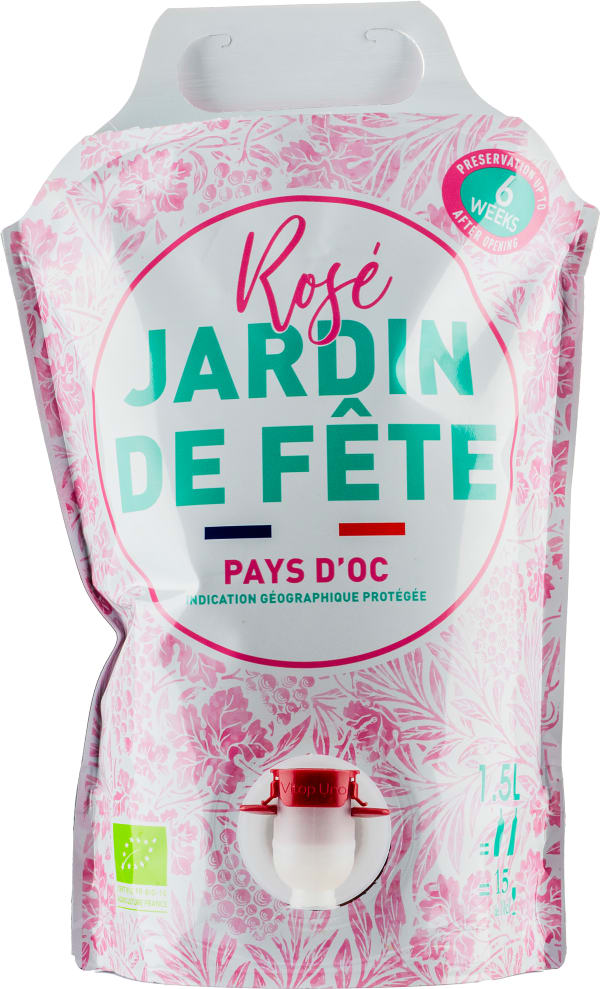 Jardin de Fête Rosé Bio 2023 viinipussi