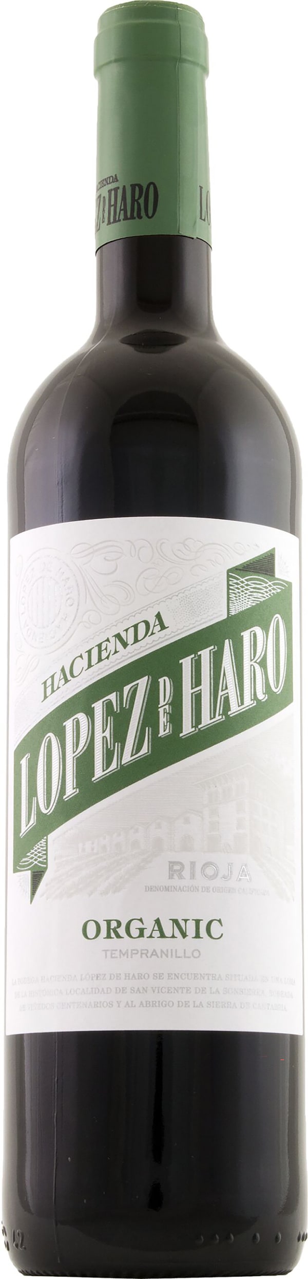 Hacienda Lopez de Haro Organic Tempranillo 2016