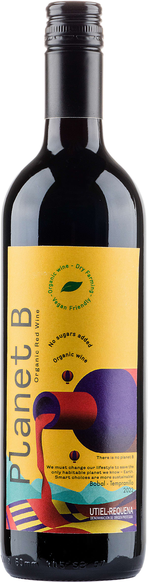 Murviedro Planet B Bobal Tempranillo Organic 2022