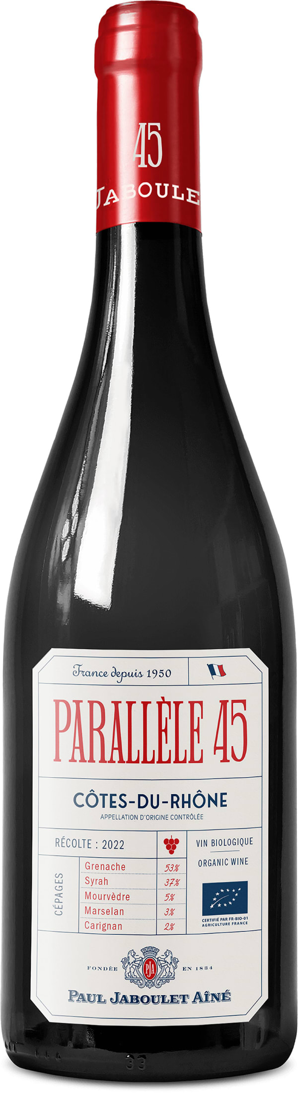 Paul Jaboulet Aîné Parallèle 45 Côtes-du-Rhône Rouge 2023