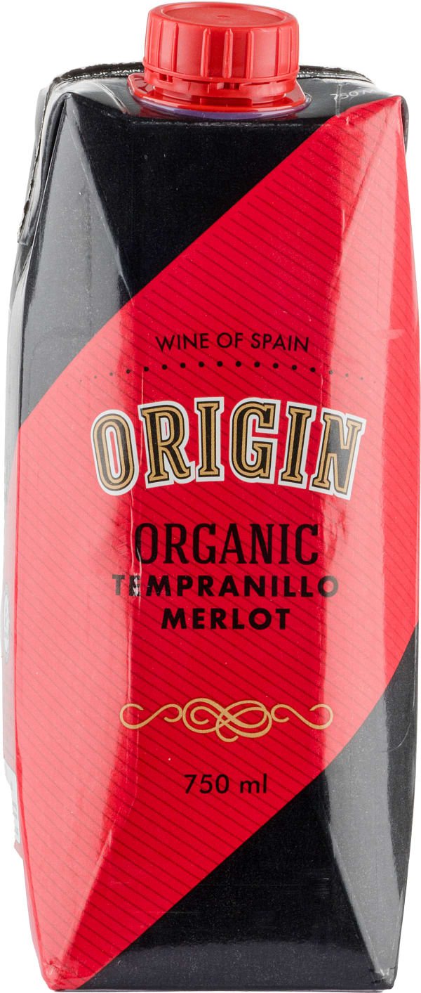 Origin Organic Tempranillo Merlot 2021 kartonkitölkki