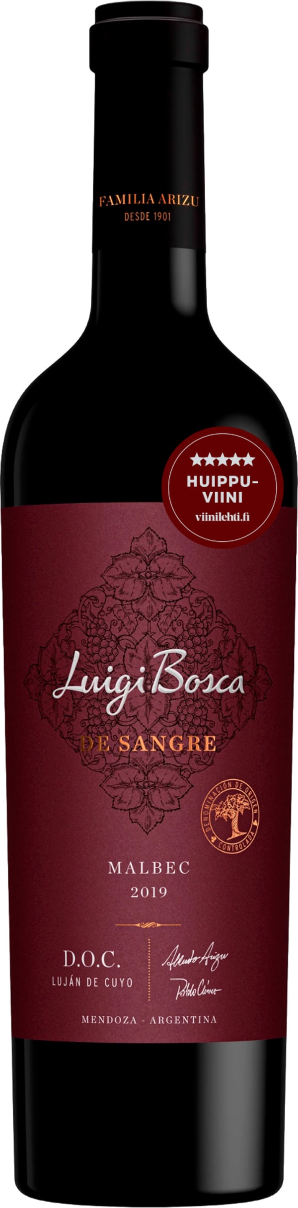 Luigi Bosca De Sangre Malbec 2022