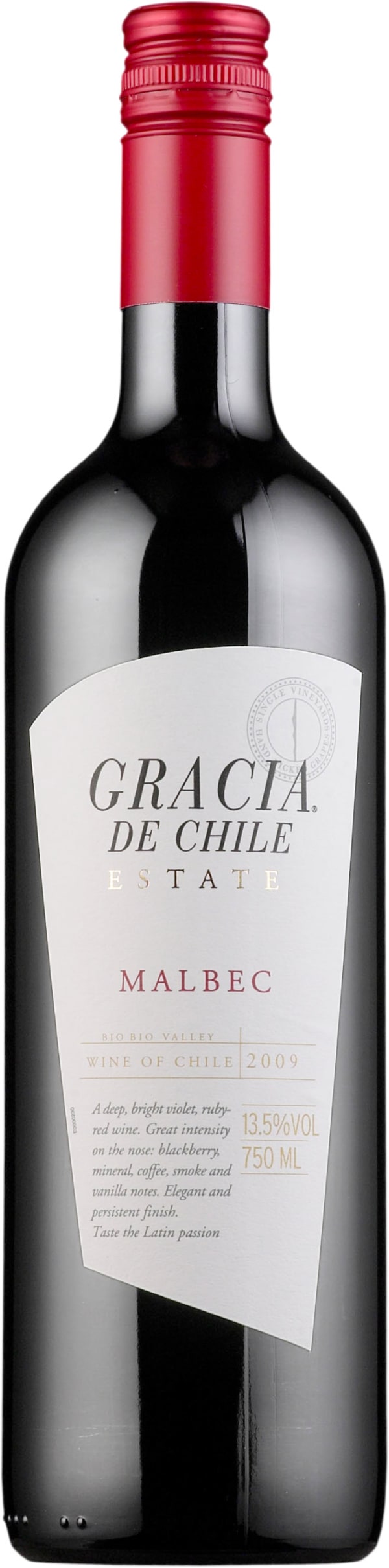 Gracia de Chile Malbec 2019