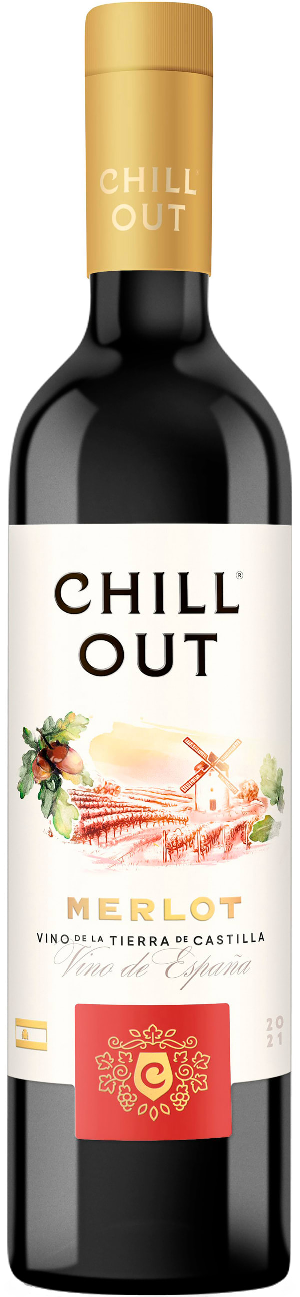 Chill Out Merlot Spain 2021 muovipullo Alko