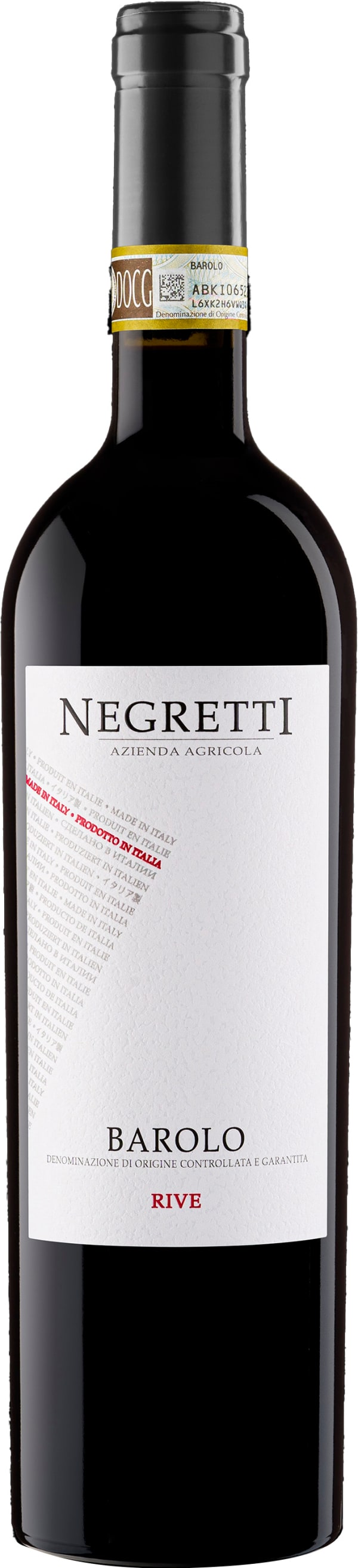 Negretti Barolo Rive 2012