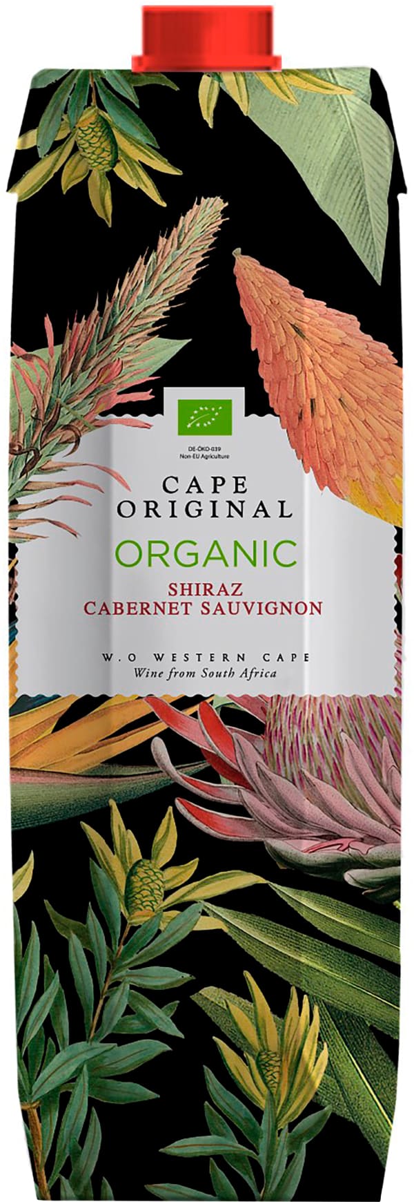 Cape Original Shiraz Cabernet Sauvignon Organic 2022 kartonkitölkki