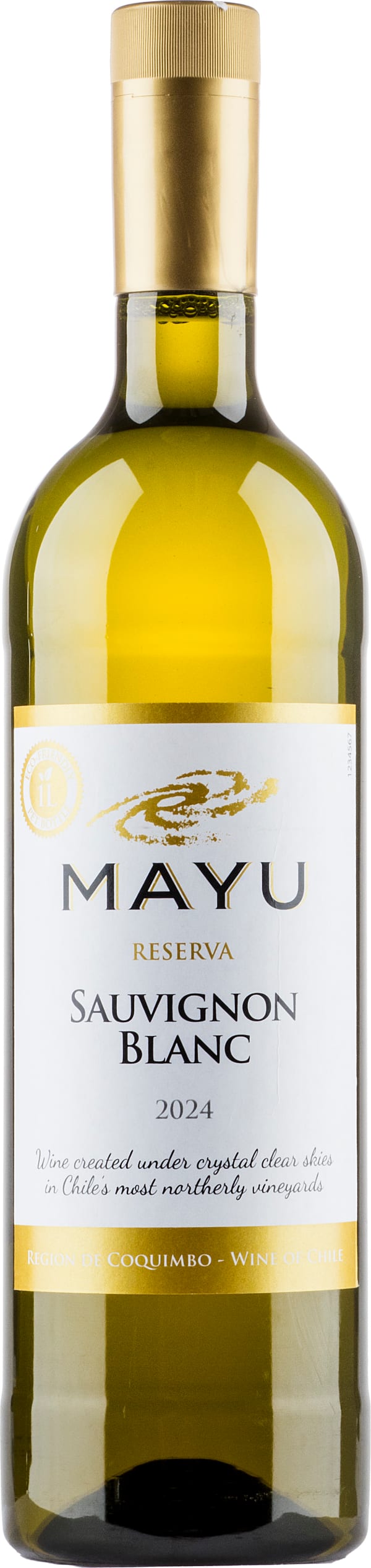 Mayu Sauvignon Blanc Reserva 2024 muovipullo