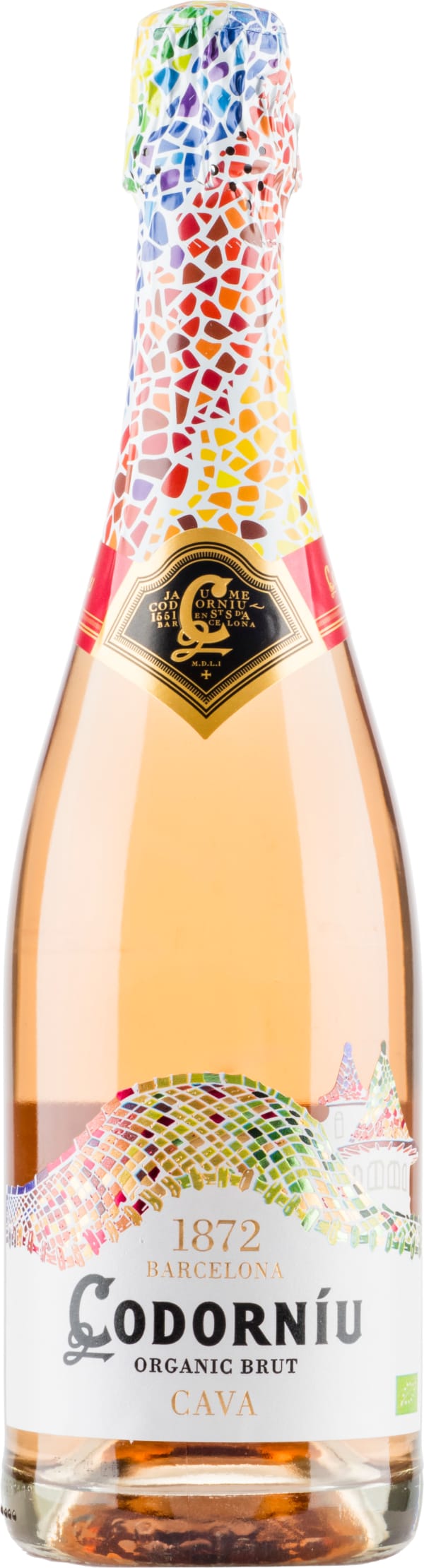 Codorníu Barcelona 1872 Rosé Organic Cava Brut kuva 1/1