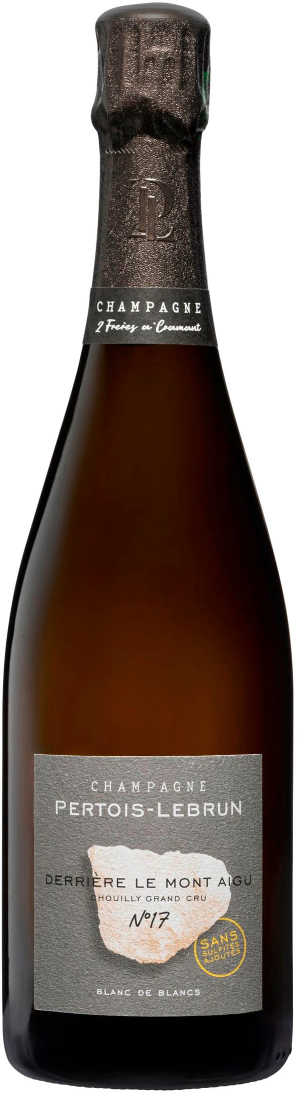 Pertois-Lebrun Derrière le Mont Aigu Chouilly Grand Cru Blanc de Blancs N°14 Champagne Extra-Brut 2014