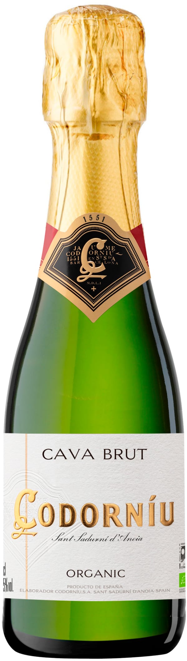 Codorníu Organic Cava Brut kuva 1/1