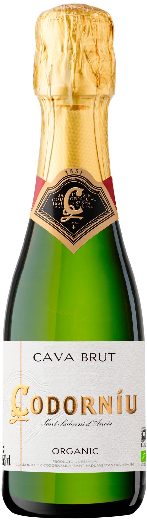 Codorníu Organic Cava Brut