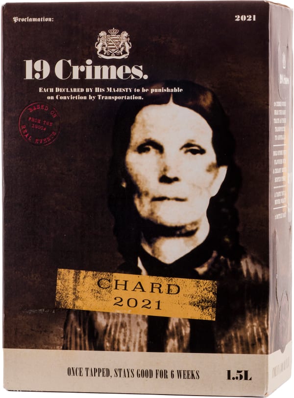 19 Crimes Chardonnay 2022 hanapakkaus