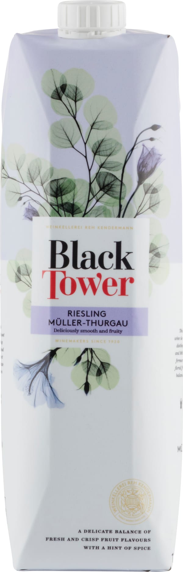 Black Tower Riesling Müller-Thurgau 2022 carton package - Germany