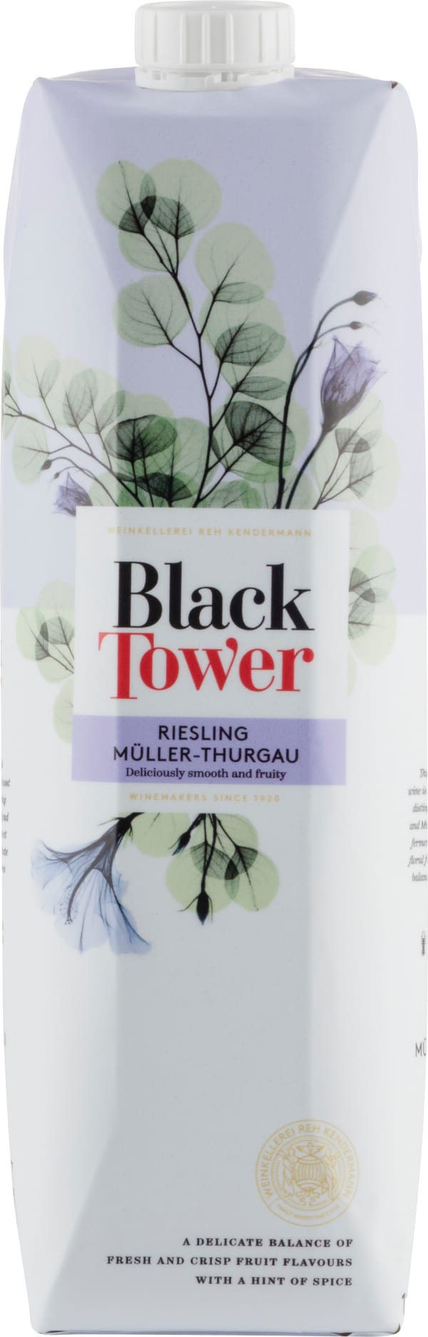 Black Tower Riesling Müller-Thurgau 2022 kartonkitölkki