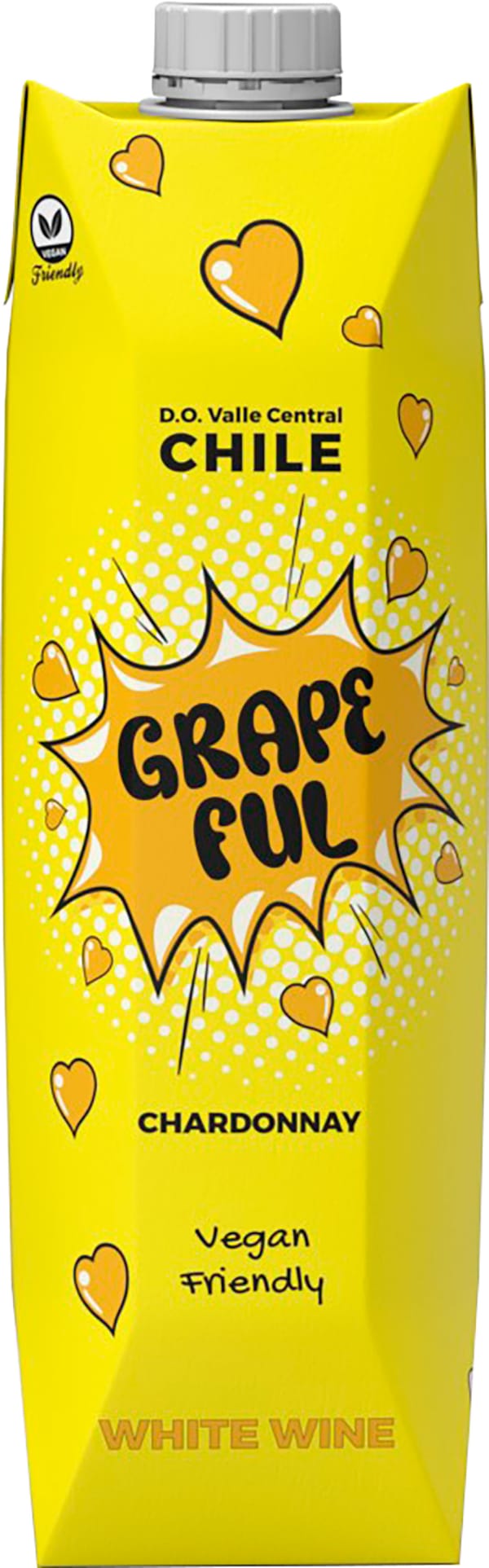 Grapeful Chardonnay Organic 2022 kartonkitölkki