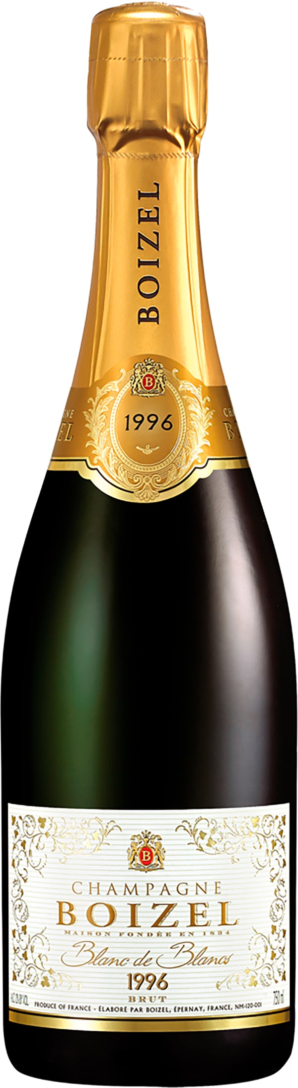 Boizel Blanc de Blancs Champagne Brut 1996 - France - Sparkling
