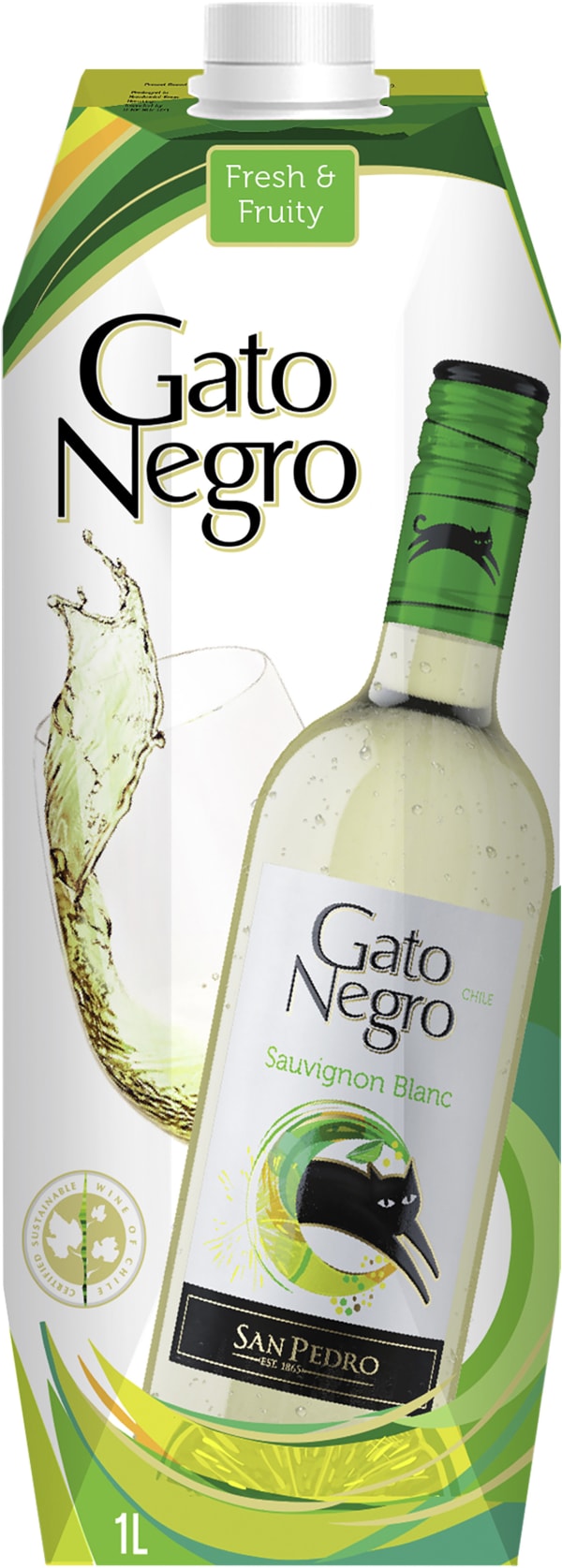 Gato Negro Sauvignon Blanc kartonkitölkki