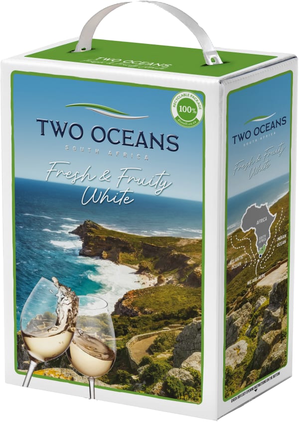 Two Oceans Fresh & Fruity White 2023 hanapakkaus