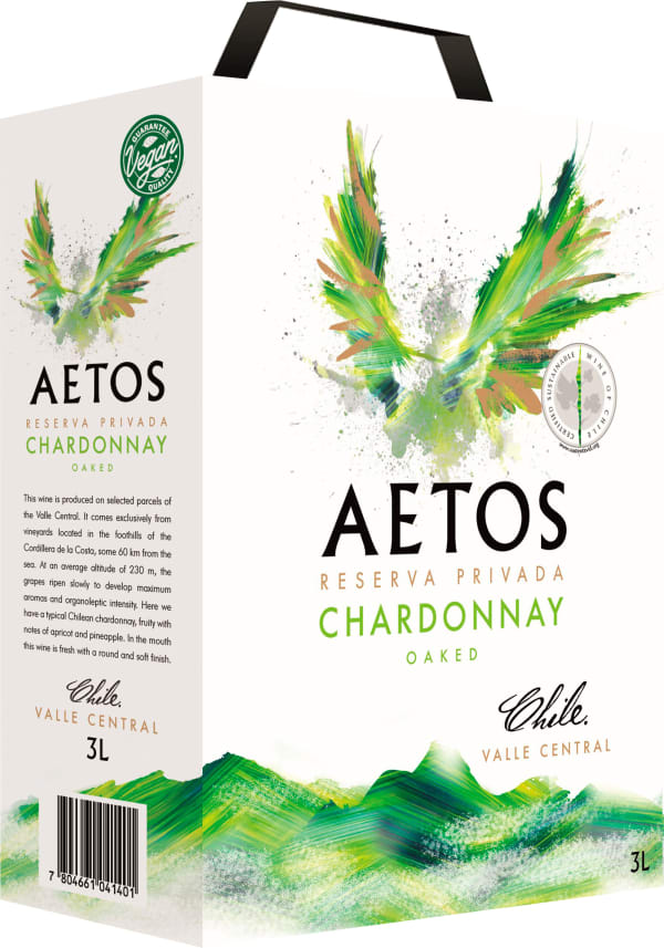 Aetos Reserva Privada Chardonnay 2021 hanapakkaus