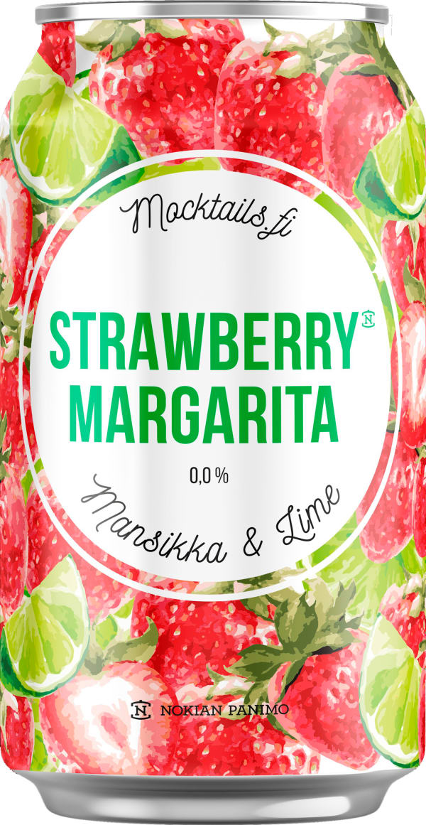 Nokian Strawberry Margarita Mocktail tölkki