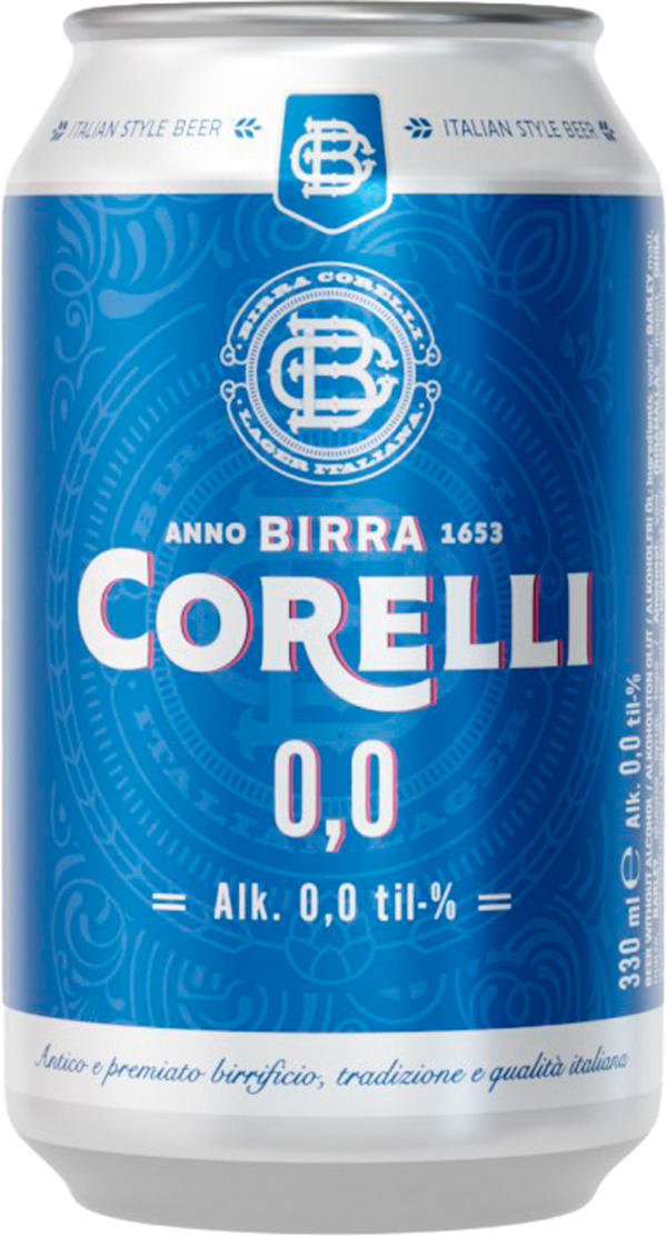 Birra Corelli 0,0 tölkki