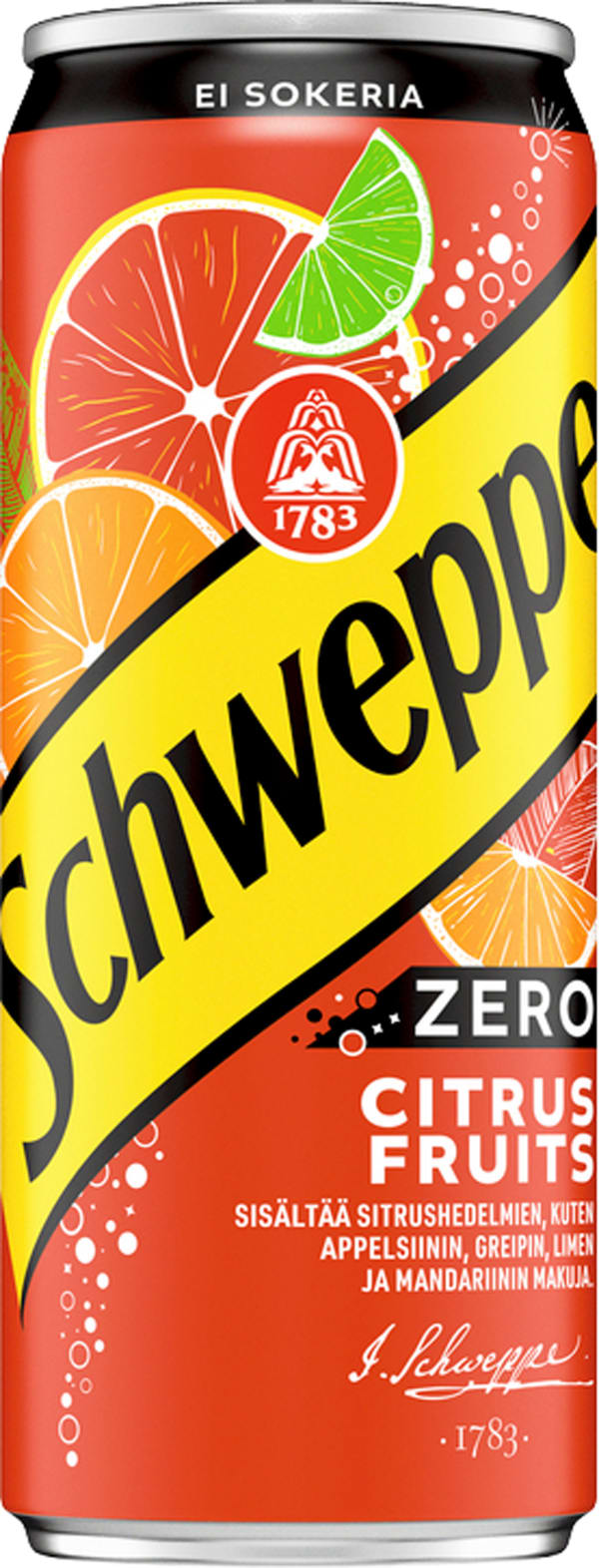 Schweppes Citrus Zero tölkki