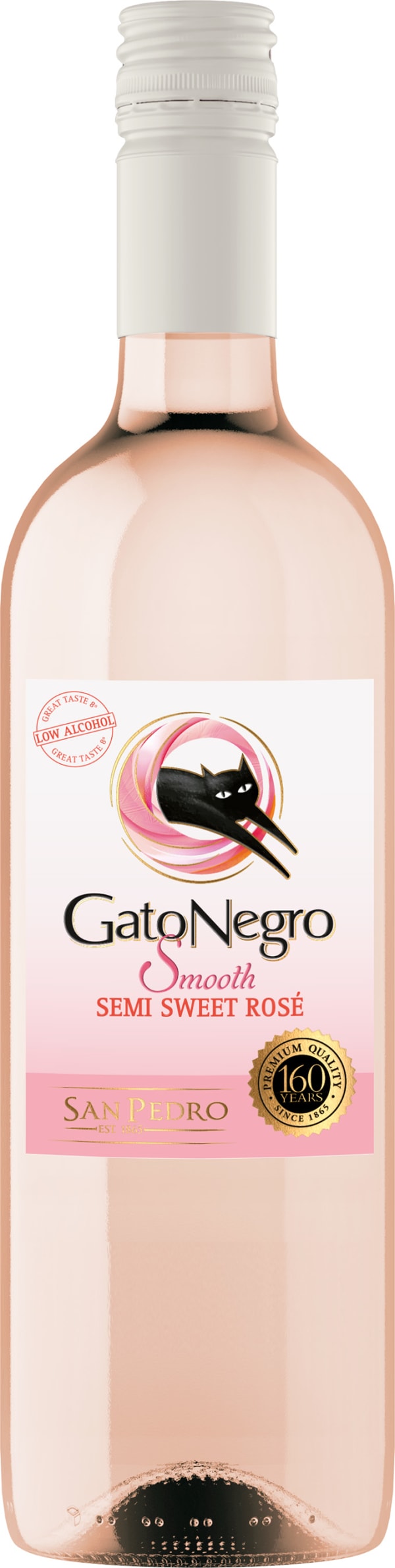 Gato Negro Smooth Semi Sweet Rosé 8%