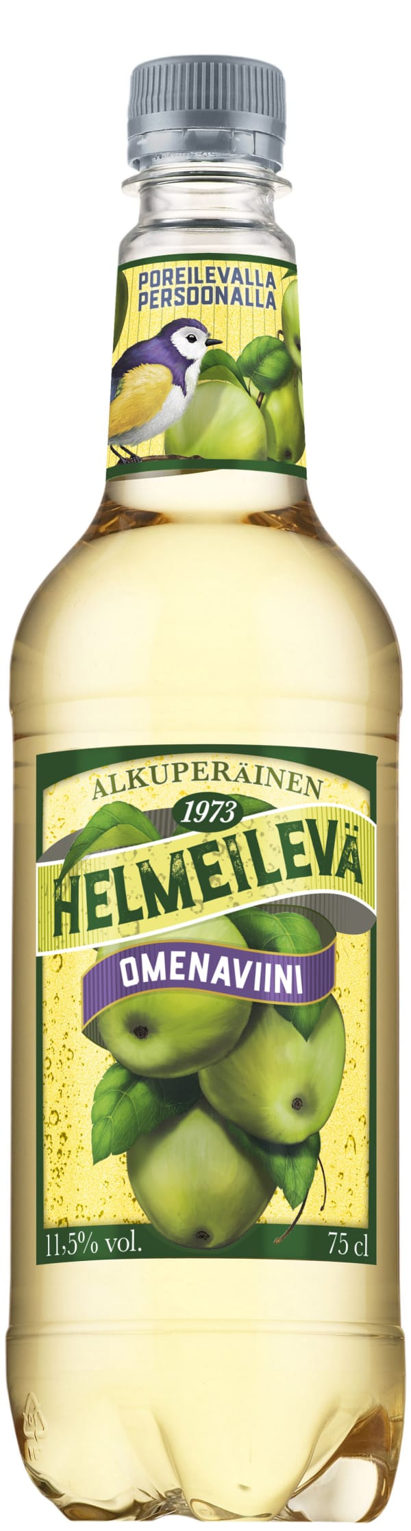 Helmeilevä Omenaviini muovipullo