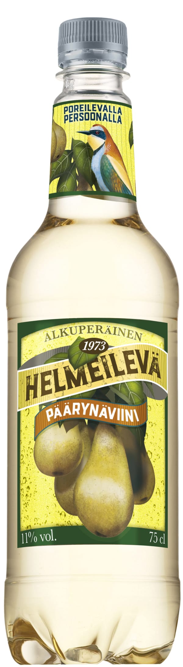 Helmeilevä Päärynäviini muovipullo