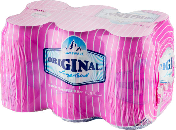 Original Long Drink Pink Raspberry 6-pack