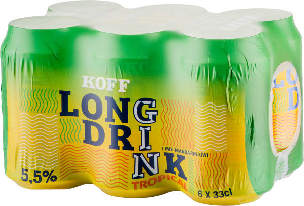 Koff Long Drink Tropical 6-pack burk bild 1/1
