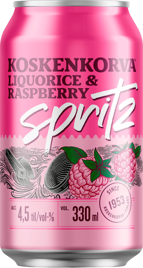 Koskenkorva Liquorice Raspberry Spritz can image 1 of 1