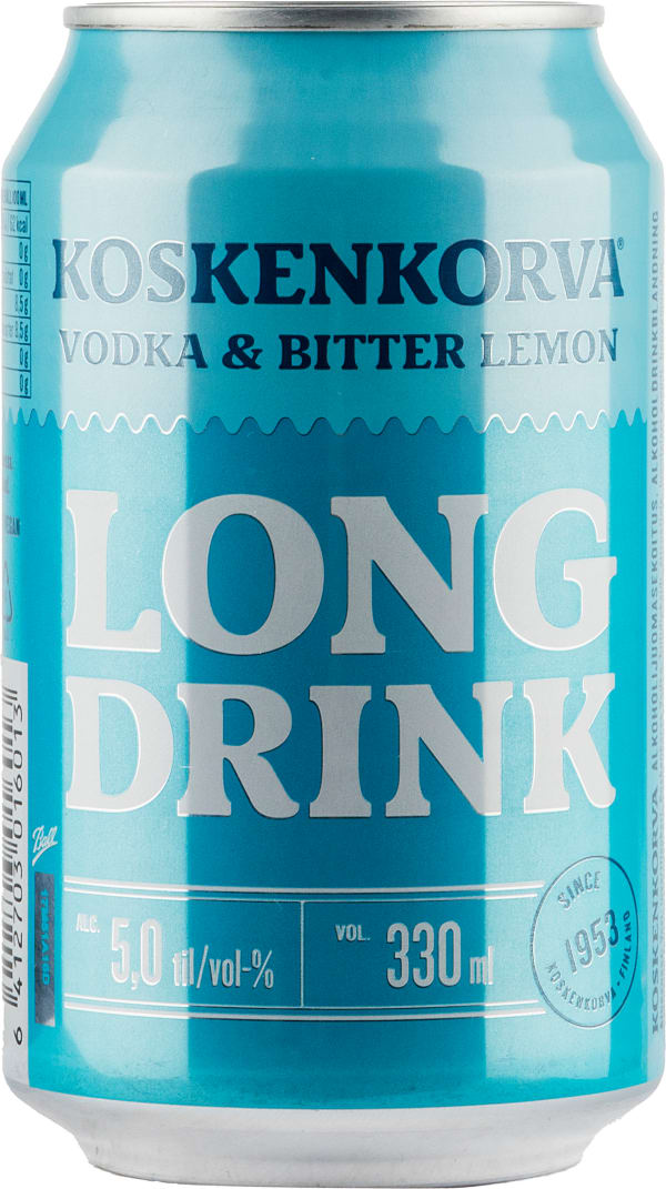 Koskenkorva Long Drink Vodka Bitter Lemon