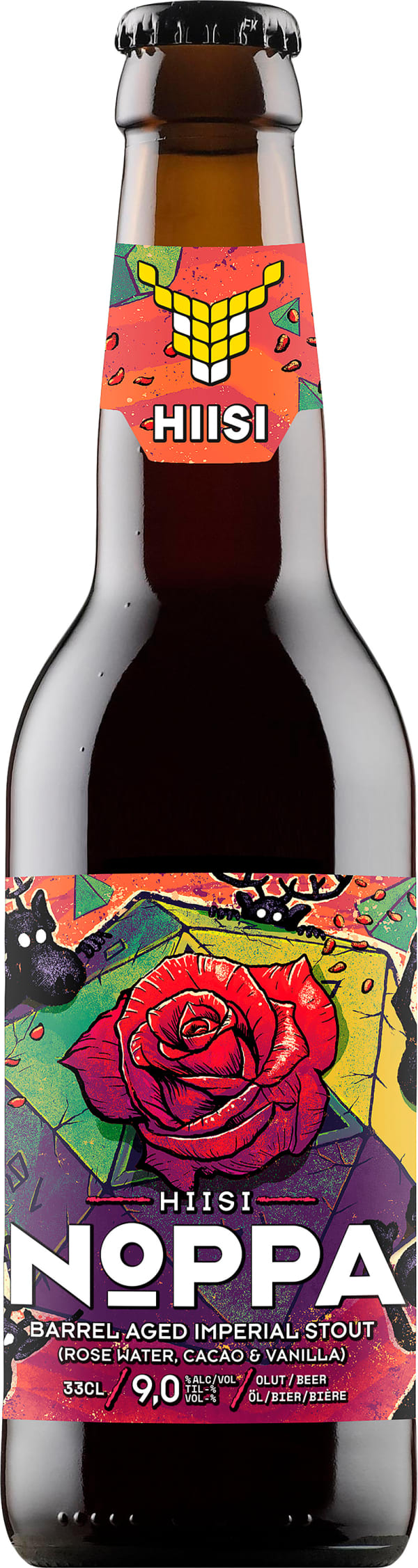 Hiisi Noppa Barrel Aged Imperial Stout Rose Water, Cacao & Vanilla