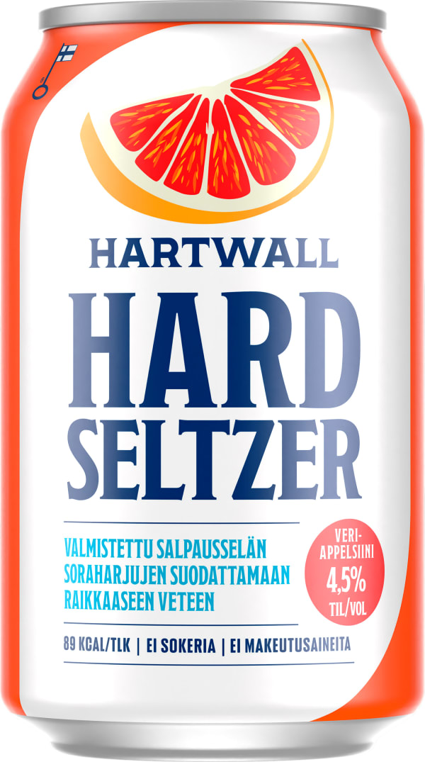 Hartwall Hard Seltzer Veriappelsiini burk bild 1/1