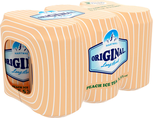 Original Long Drink Peach Ice Tea 6-pack tölkki