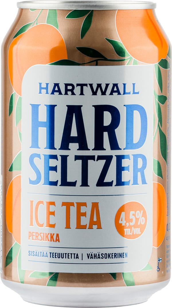 Hartwall Hard Seltzer Ice Tea Persikka tölkki