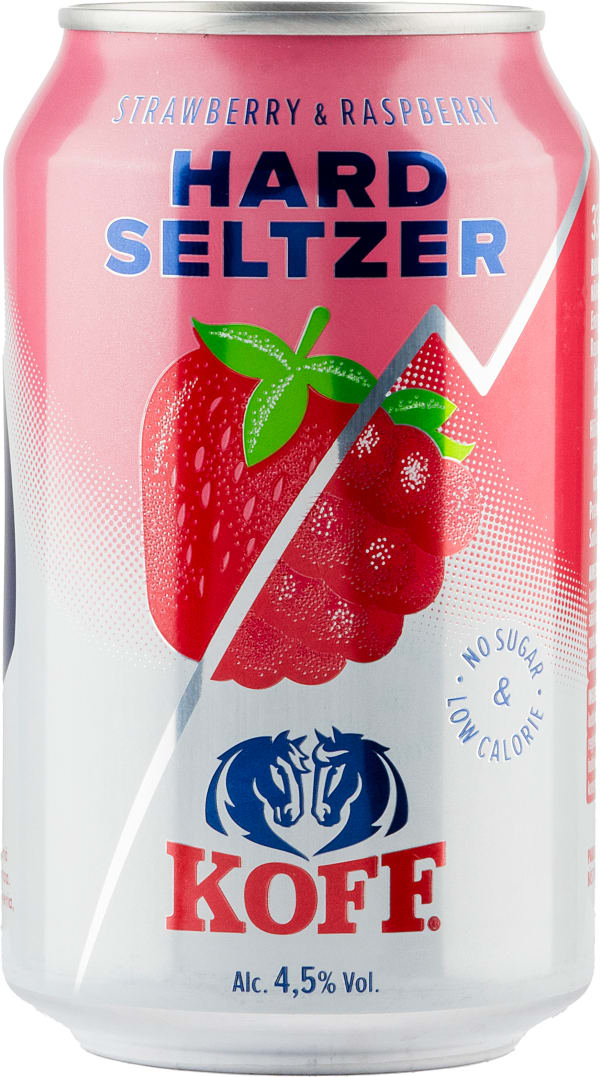 Koff Hard Seltzer Strawberry-Raspberry tölkki