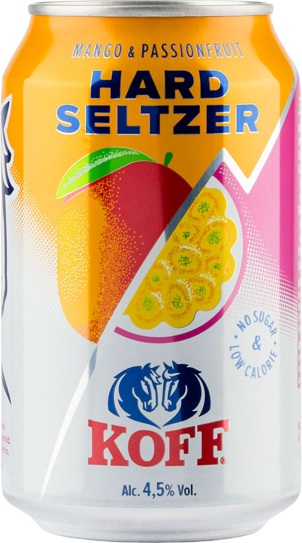 Koff Hard Seltzer Mango-Passionfruit tölkki
