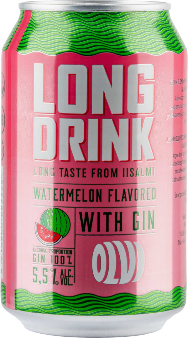 Olvi Long Drink Watermelon tölkki