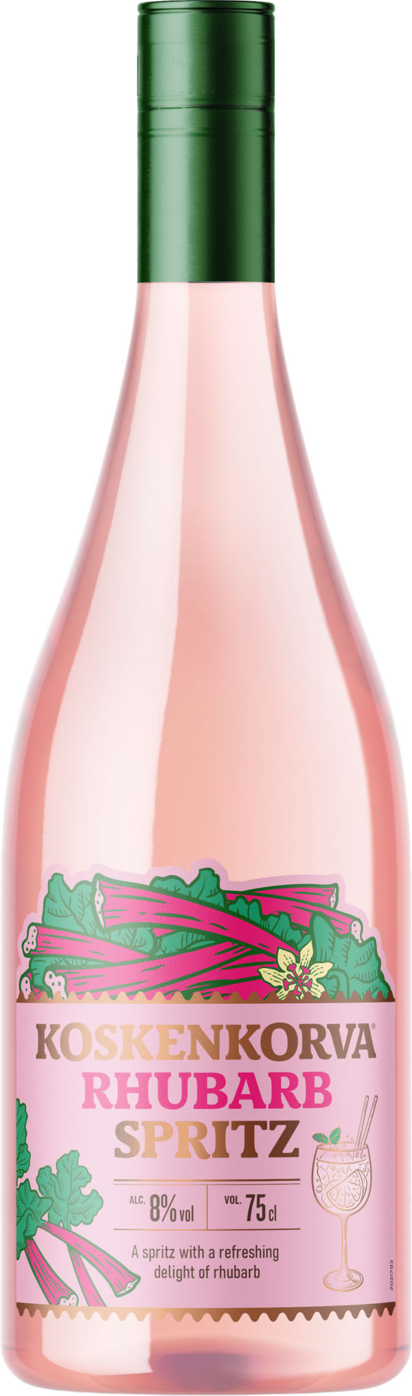 Koskenkorva Rhubarb Spritz