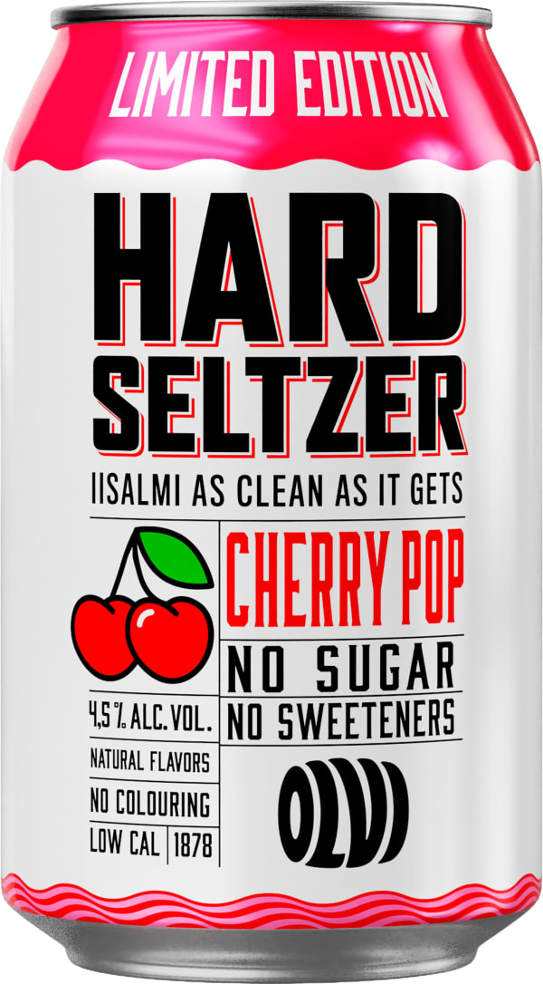 Olvi Hard Seltzer Cherry Pop  tölkki