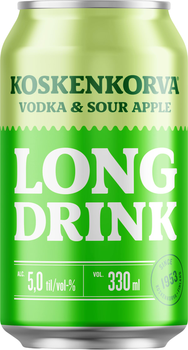 Koskenkorva Long Drink Sour Green Apple tölkki