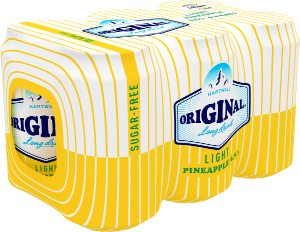 Original Long Drink Light Pineapple 6-pack tölkki