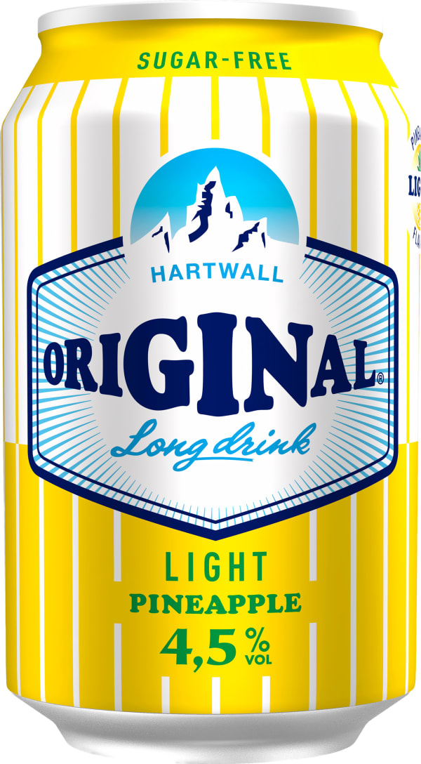 Original Long Drink Light Pineapple tölkki