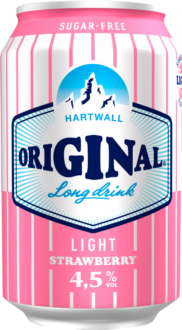 Original Long Drink Light Strawberry tölkki