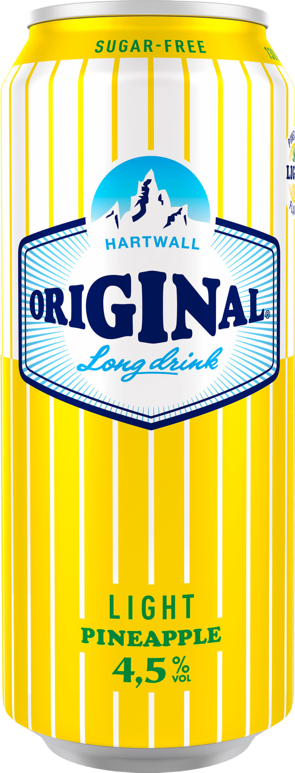 Original Long Drink Light Pineapple tölkki